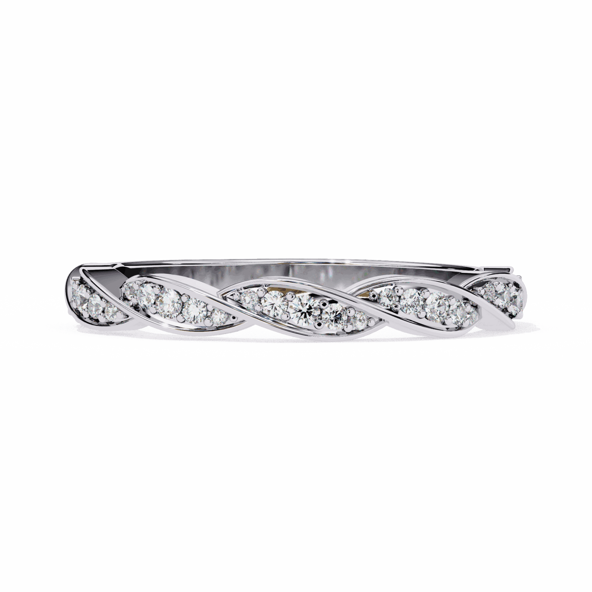 0.35 Carat Round Classic Everyday Band in Moissanite | House of Estara