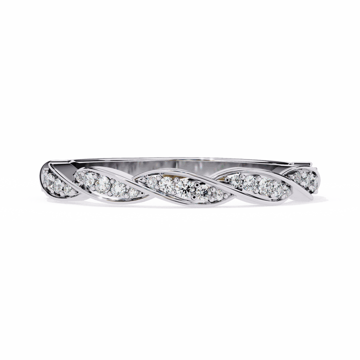 0.35 Carat Round Classic Everyday Band in Moissanite | House of Estara