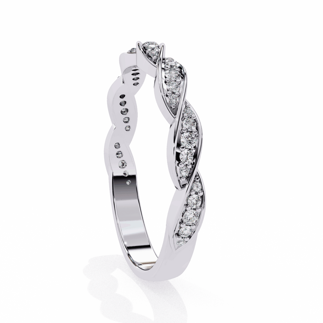 0.35 Carat Round Classic Everyday Band in Moissanite | House of Estara