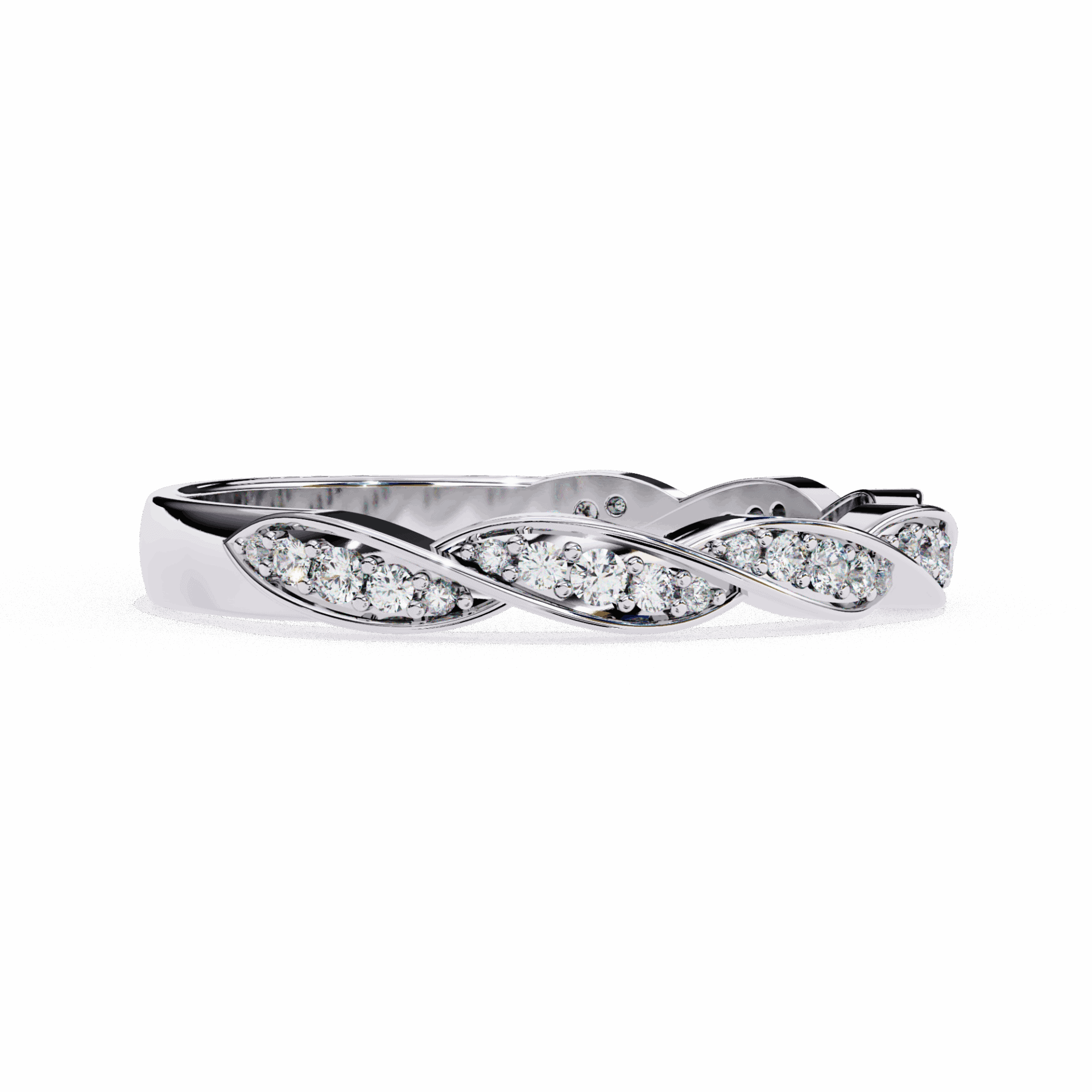 0.35 Carat Round Classic Everyday Band in Moissanite | House of Estara