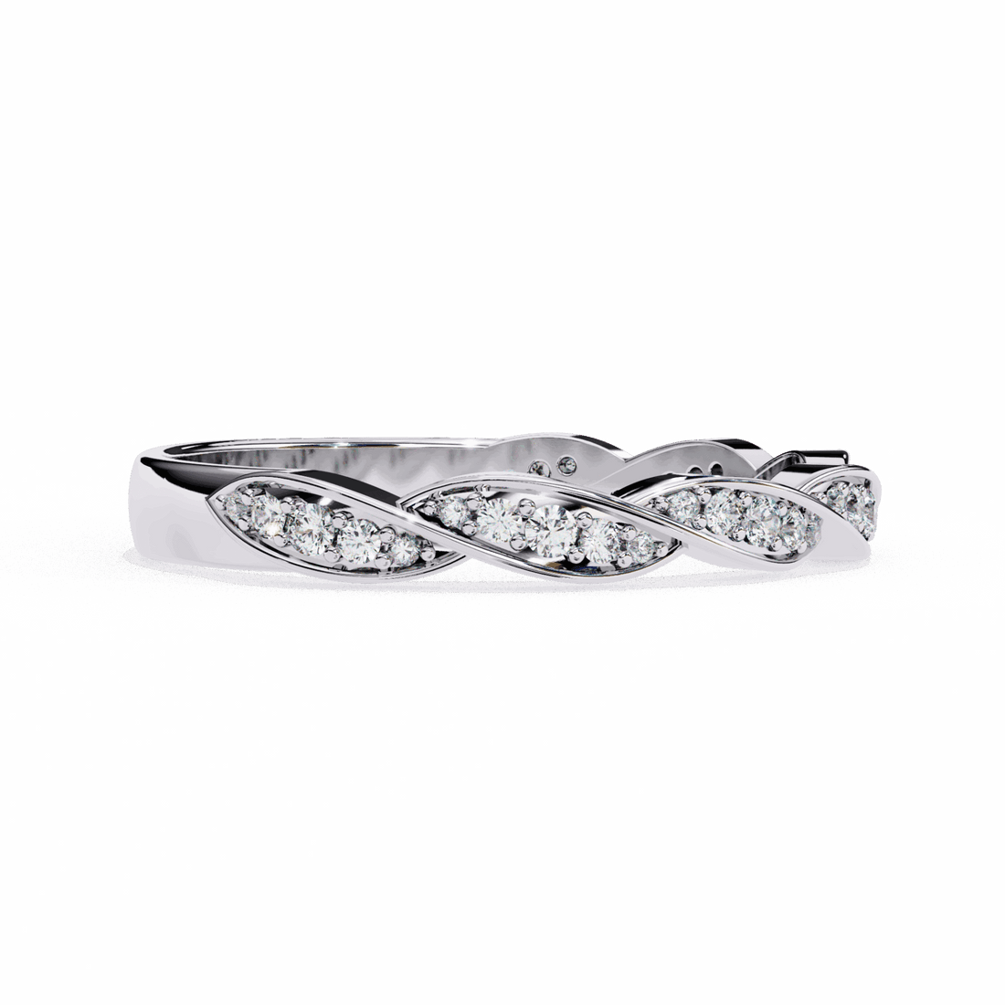 0.35 Carat Round Classic Everyday Band in Moissanite | House of Estara