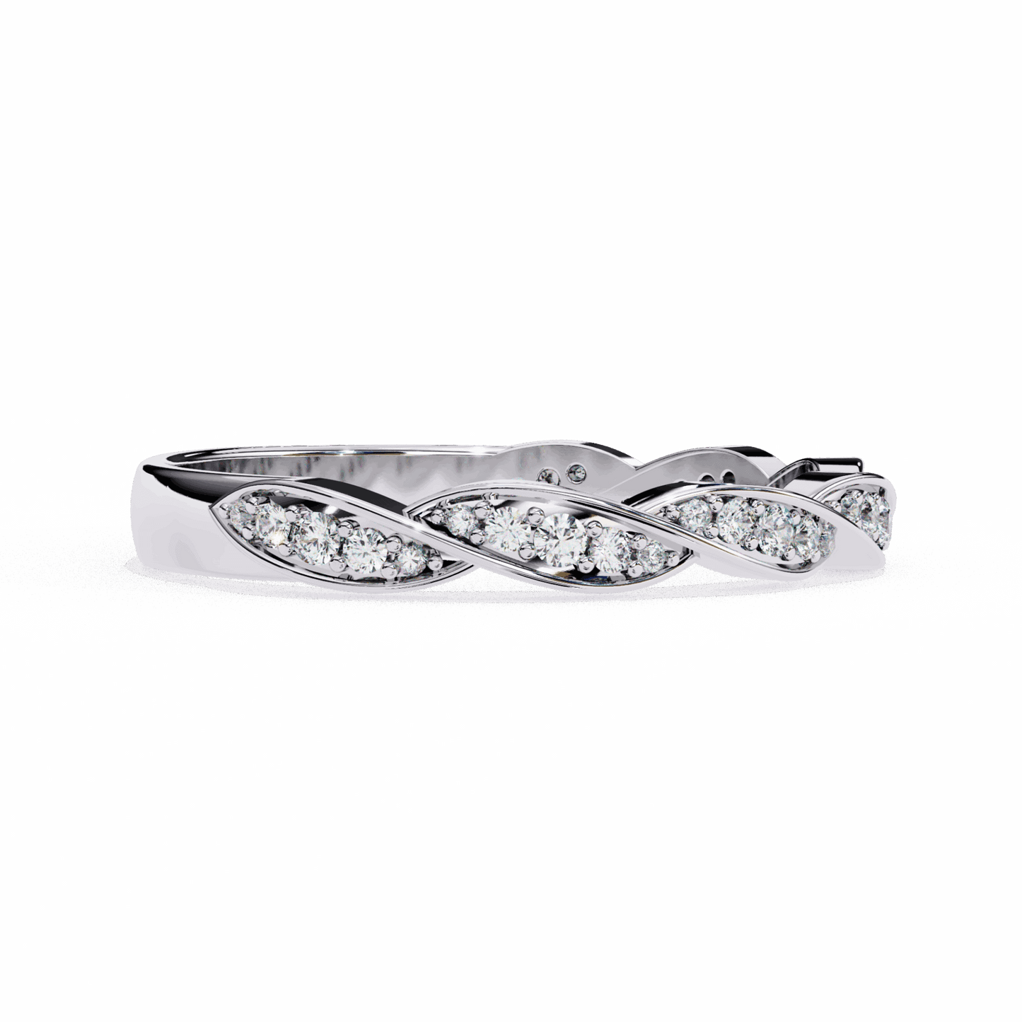 0.35 Carat Round Classic Everyday Band in Moissanite | House of Estara