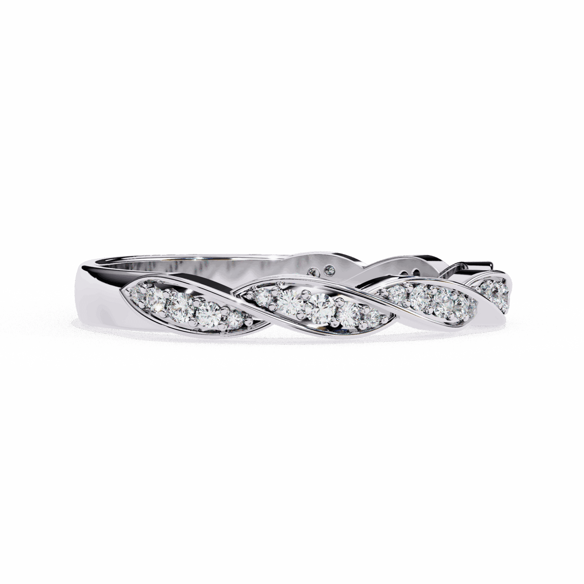 0.35 Carat Round Classic Everyday Band in Moissanite | House of Estara