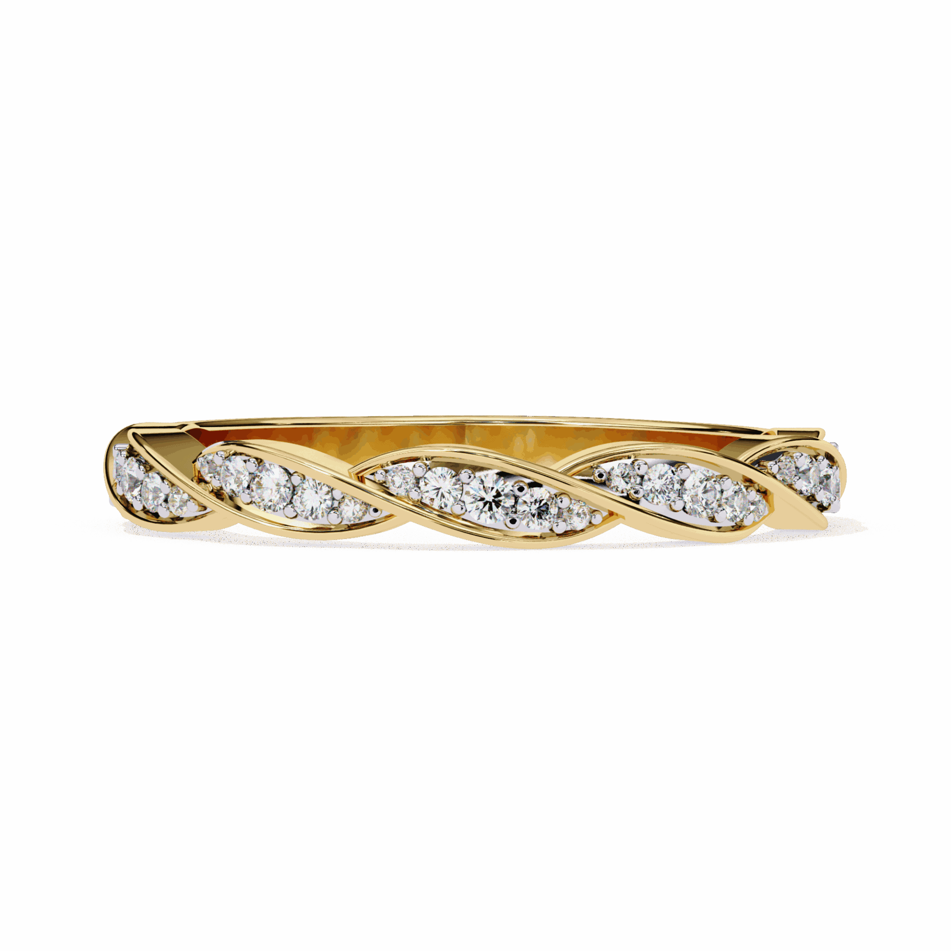 0.35 Carat Round Classic Everyday Band in Moissanite | House of Estara