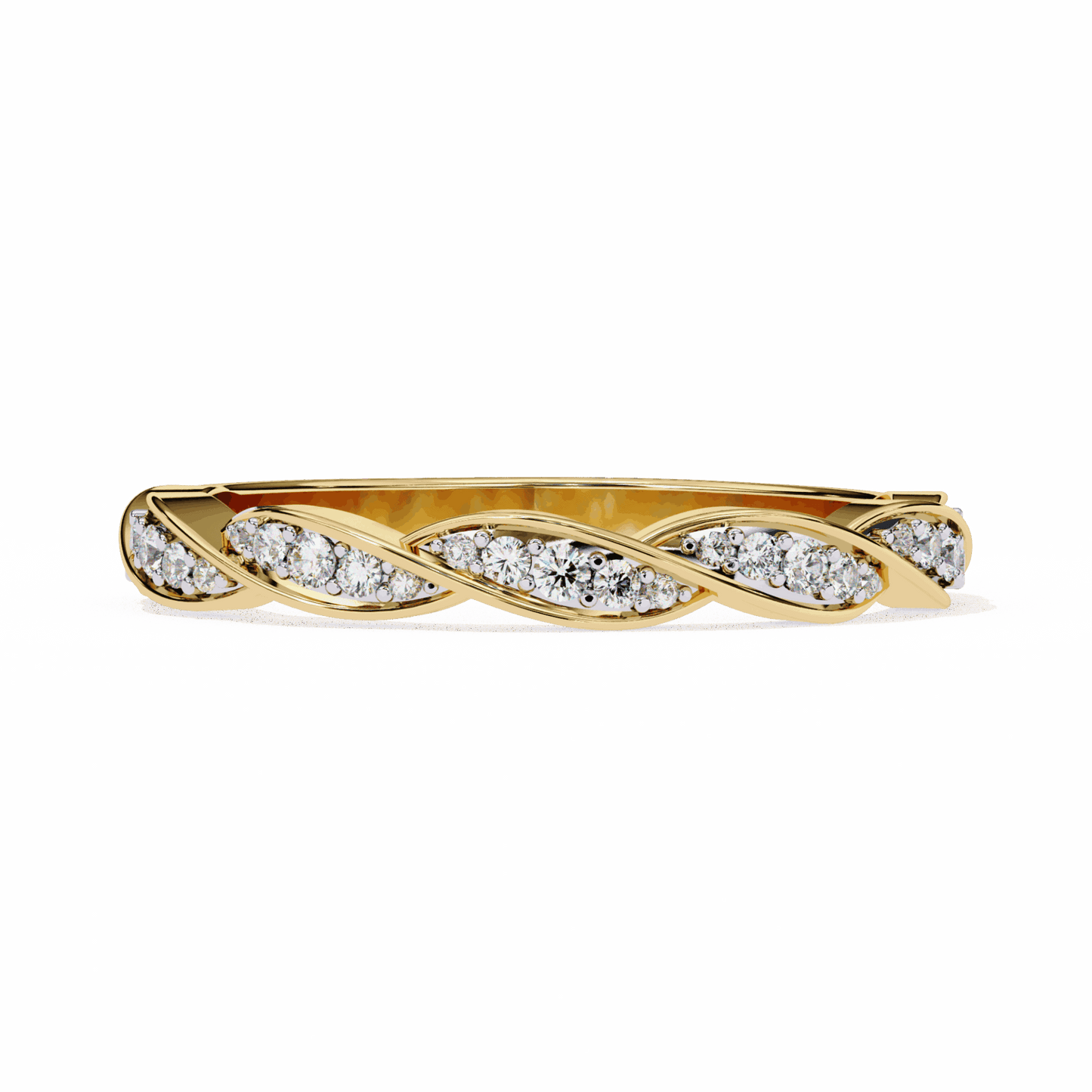 0.35 Carat Round Classic Everyday Band in Moissanite | House of Estara