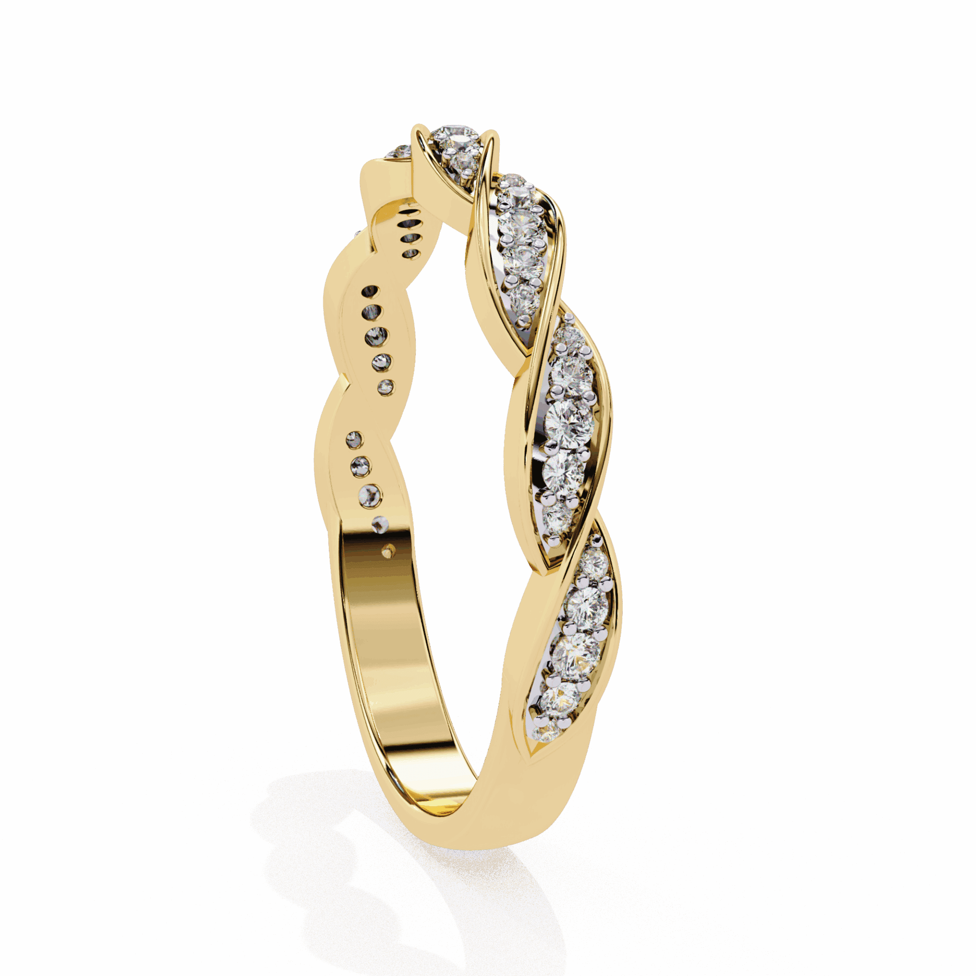 0.35 Carat Round Classic Everyday Band in Moissanite | House of Estara