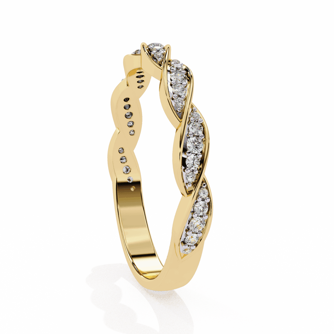 0.35 Carat Round Classic Everyday Band in Moissanite | House of Estara