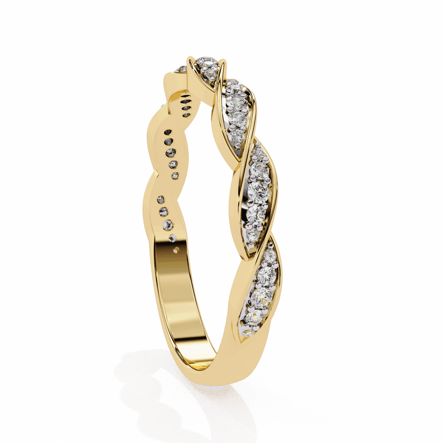 0.35 Carat Round Classic Everyday Band in Moissanite | House of Estara