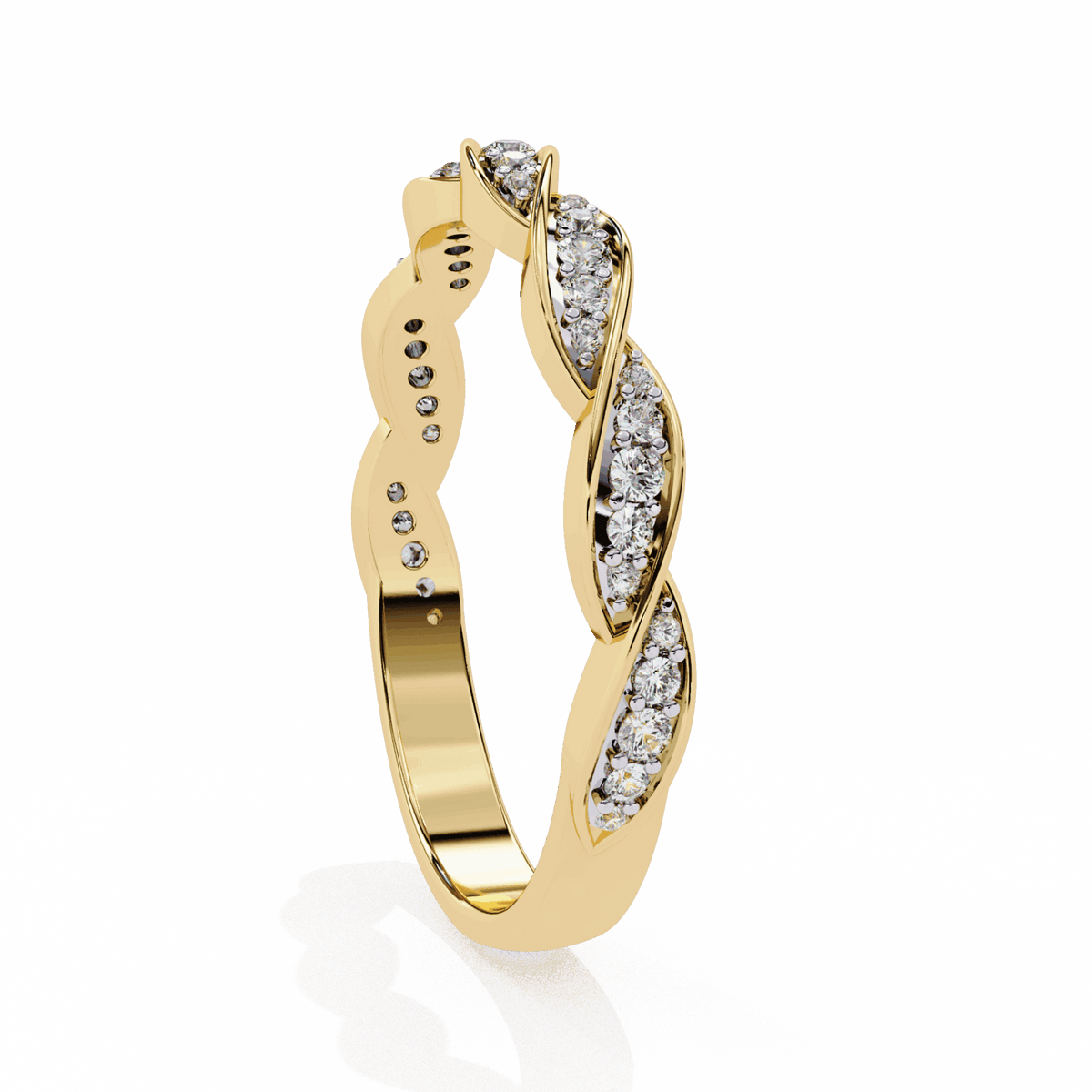 0.35 Carat Round Classic Everyday Band in Moissanite | House of Estara