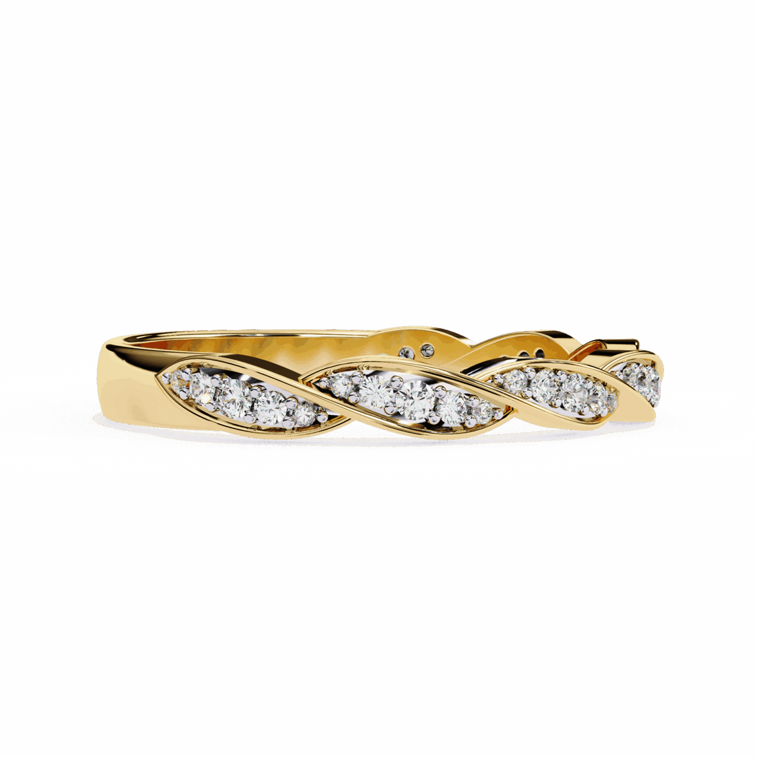 0.35 Carat Round Classic Everyday Band in Moissanite | House of Estara