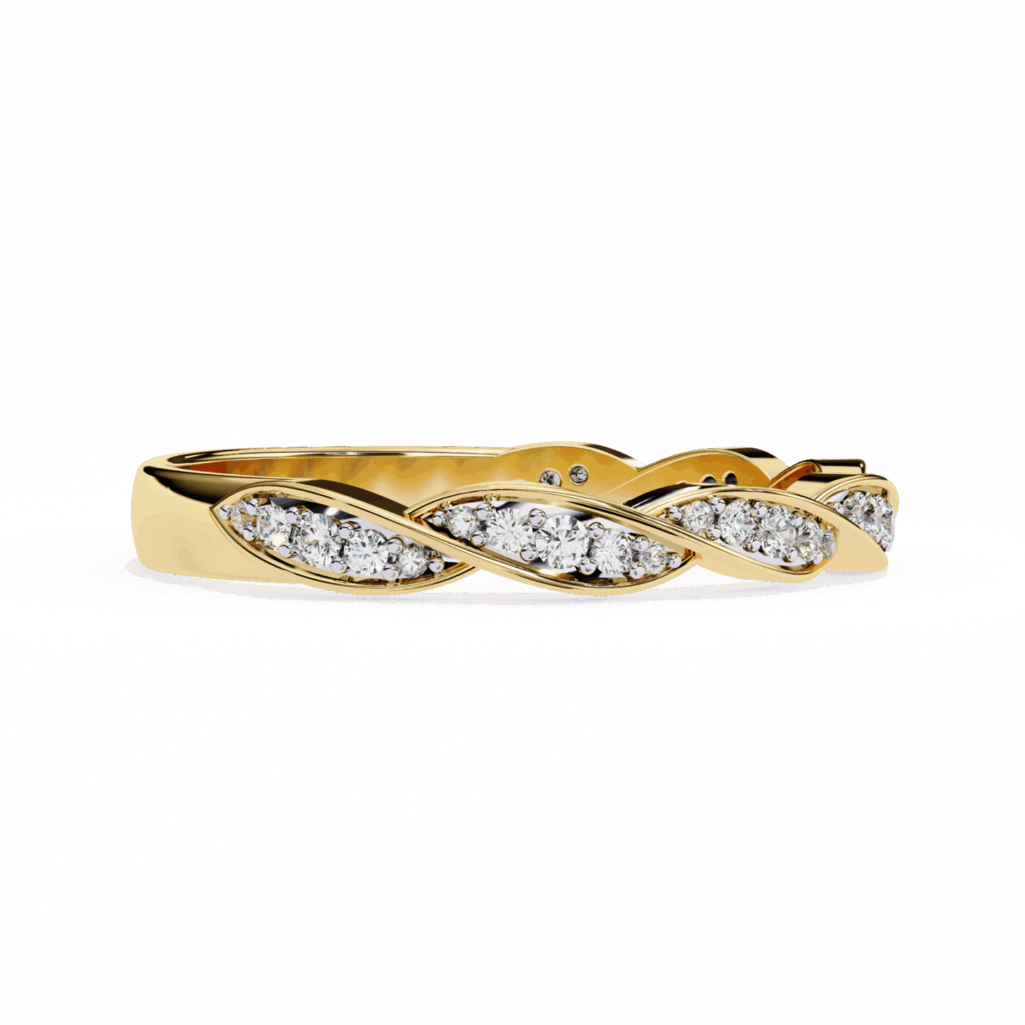0.35 Carat Round Classic Everyday Band in Moissanite | House of Estara