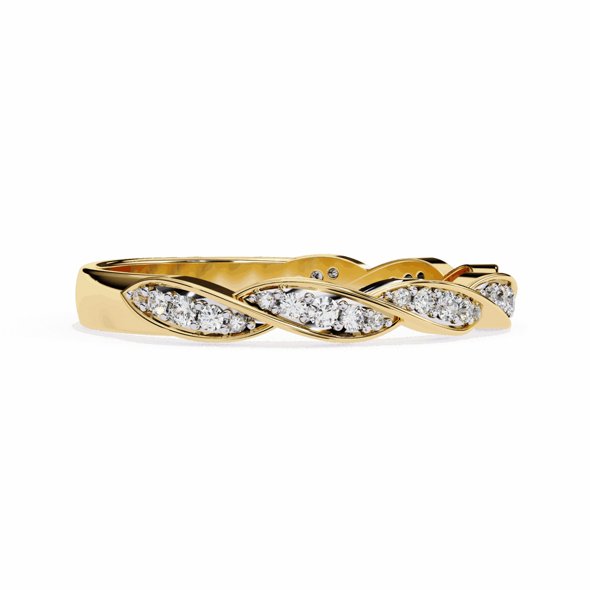 0.35 Carat Round Classic Everyday Band in Moissanite | House of Estara