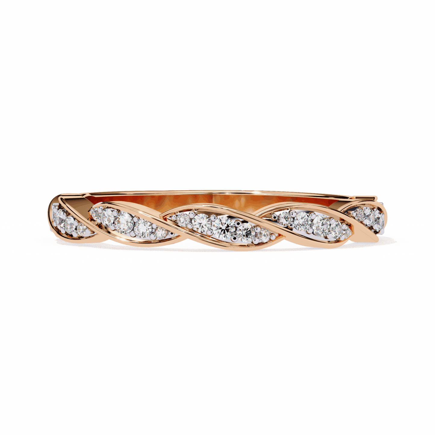 0.35 Carat Round Classic Everyday Band in Moissanite | House of Estara