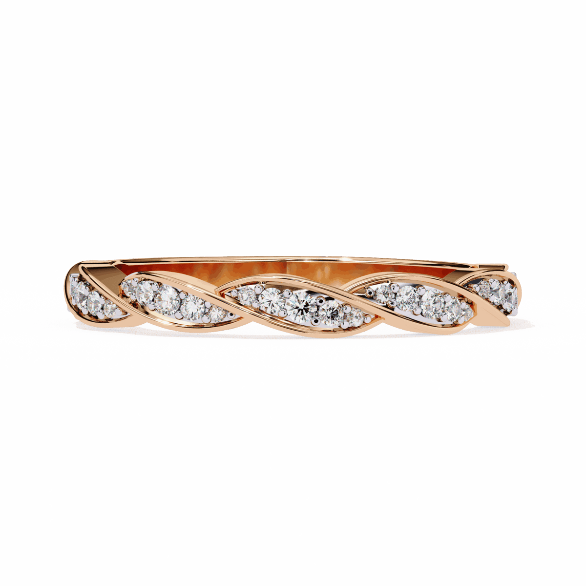 0.35 Carat Round Classic Everyday Band in Moissanite | House of Estara