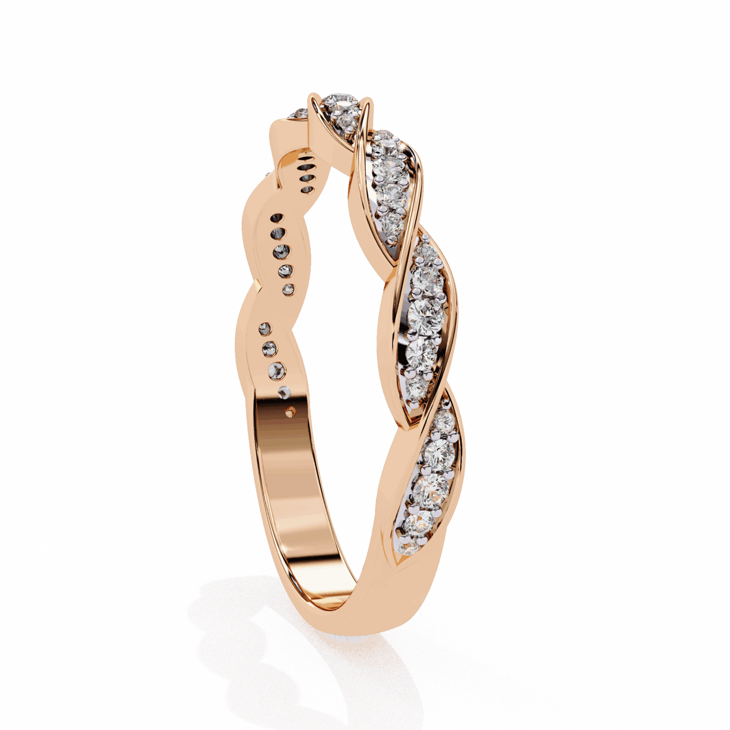 0.35 Carat Round Classic Everyday Band in Moissanite | House of Estara