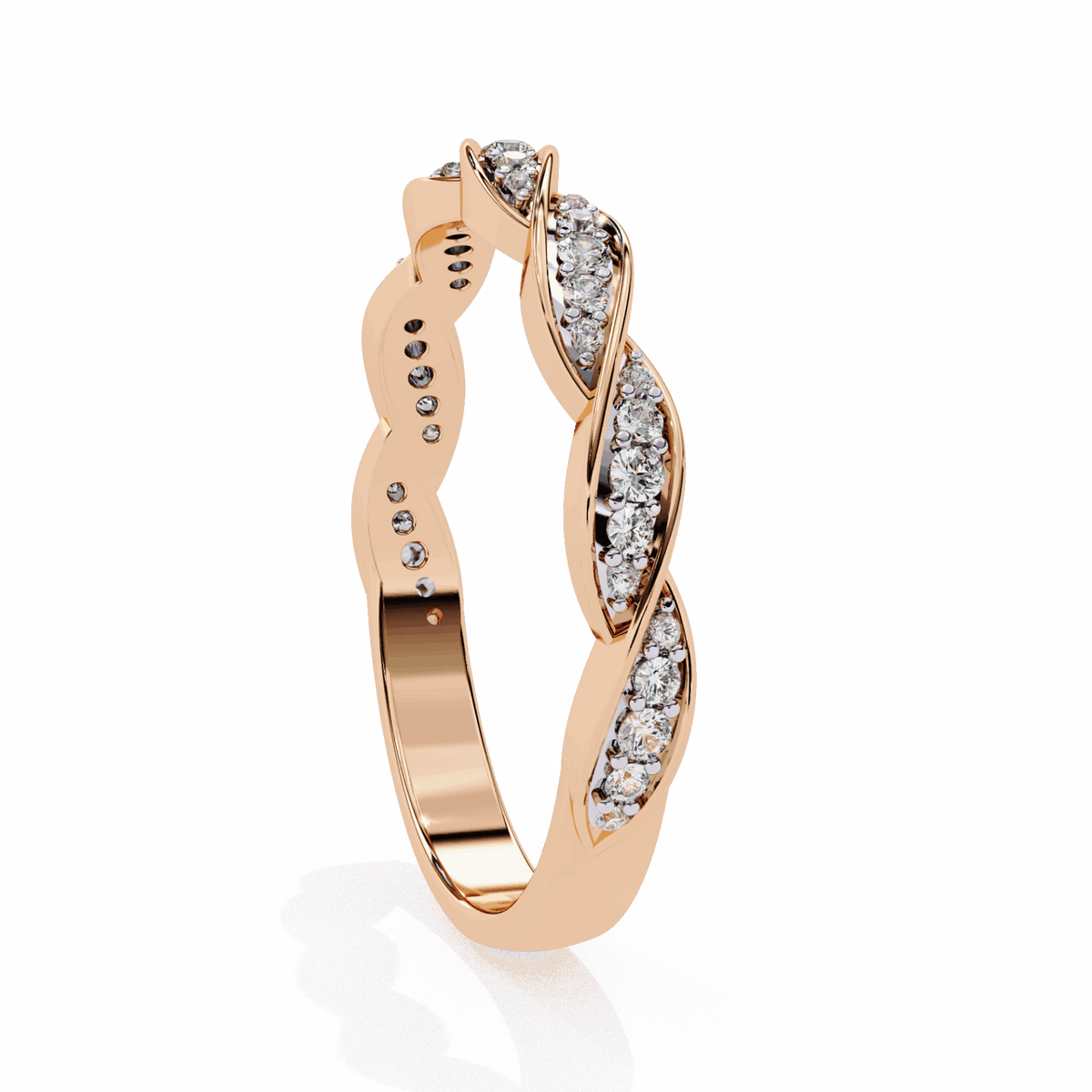 0.35 Carat Round Classic Everyday Band in Moissanite | House of Estara