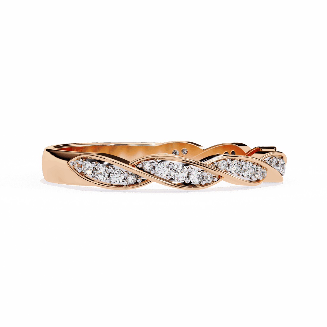0.35 Carat Round Classic Everyday Band in Moissanite | House of Estara