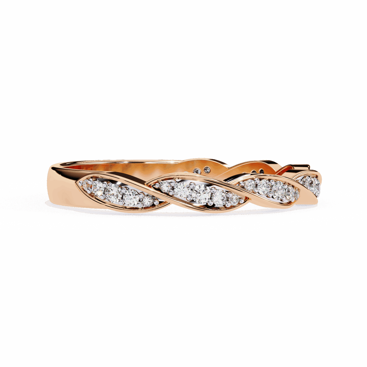 0.35 Carat Round Classic Everyday Band in Moissanite | House of Estara
