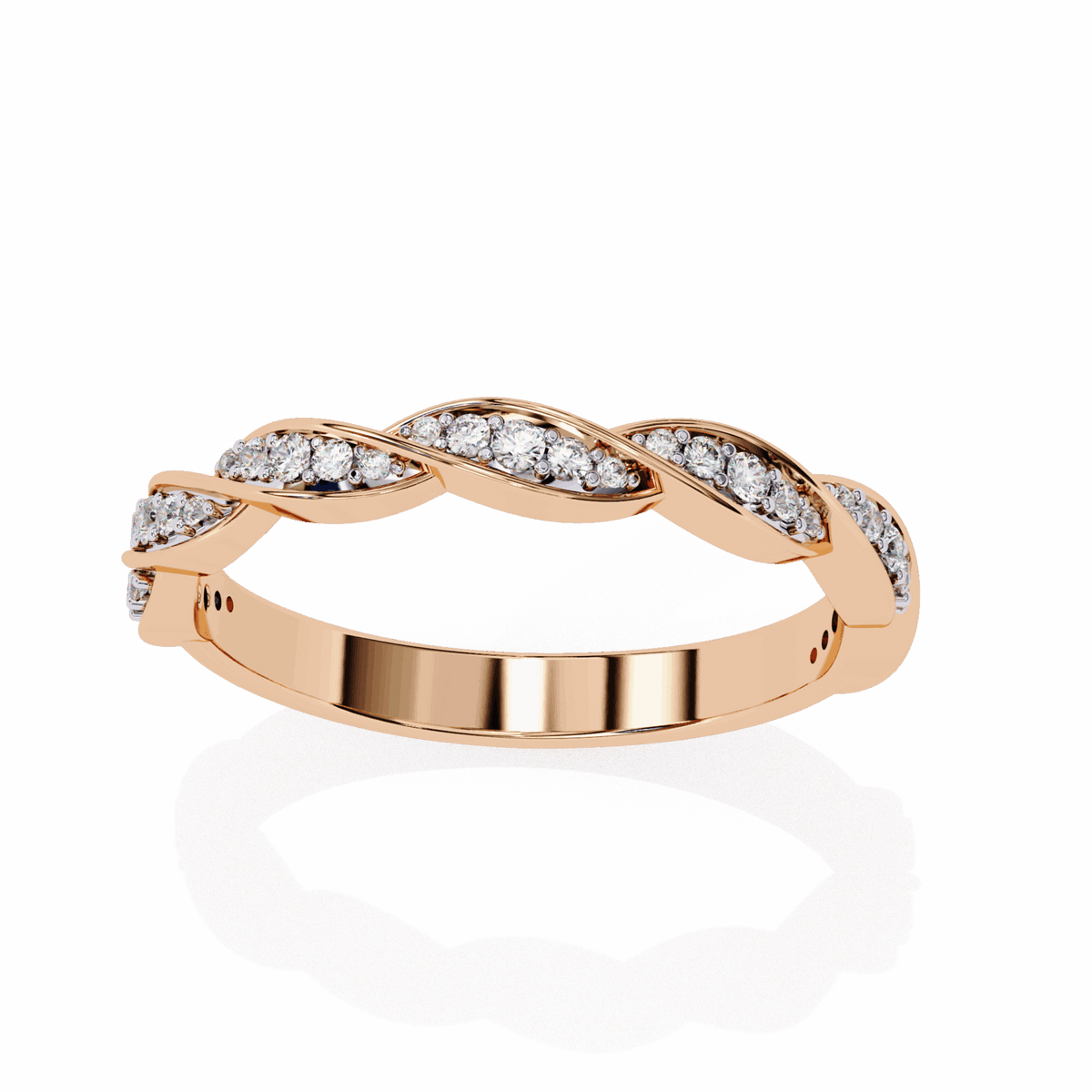 0.35 Carat Round Classic Everyday Band in Moissanite | House of Estara