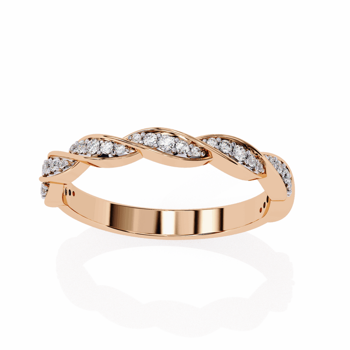 0.35 Carat Round Classic Everyday Band in Moissanite | House of Estara