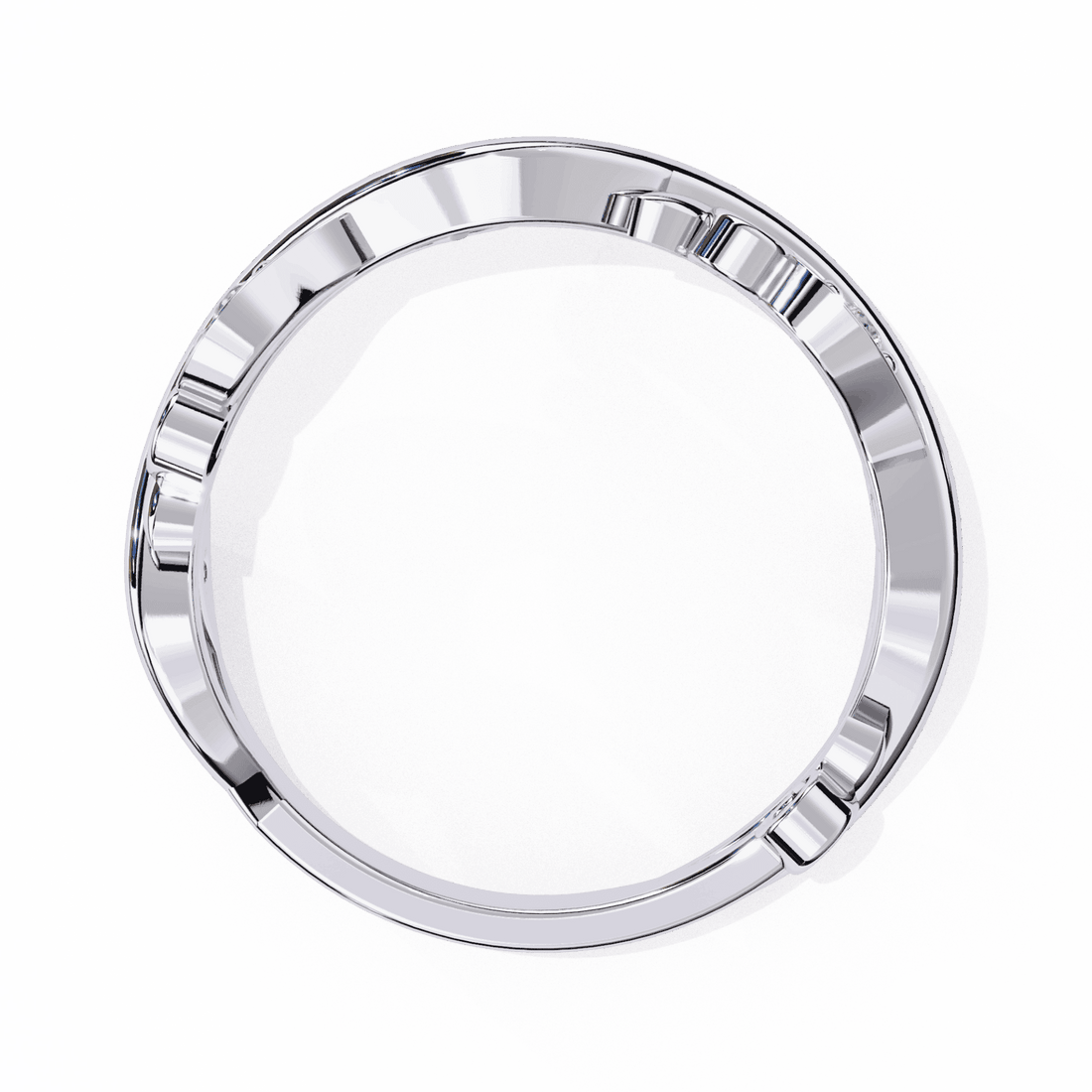 0.1 Carat Round Royale Band in Moissanite | House of Estara