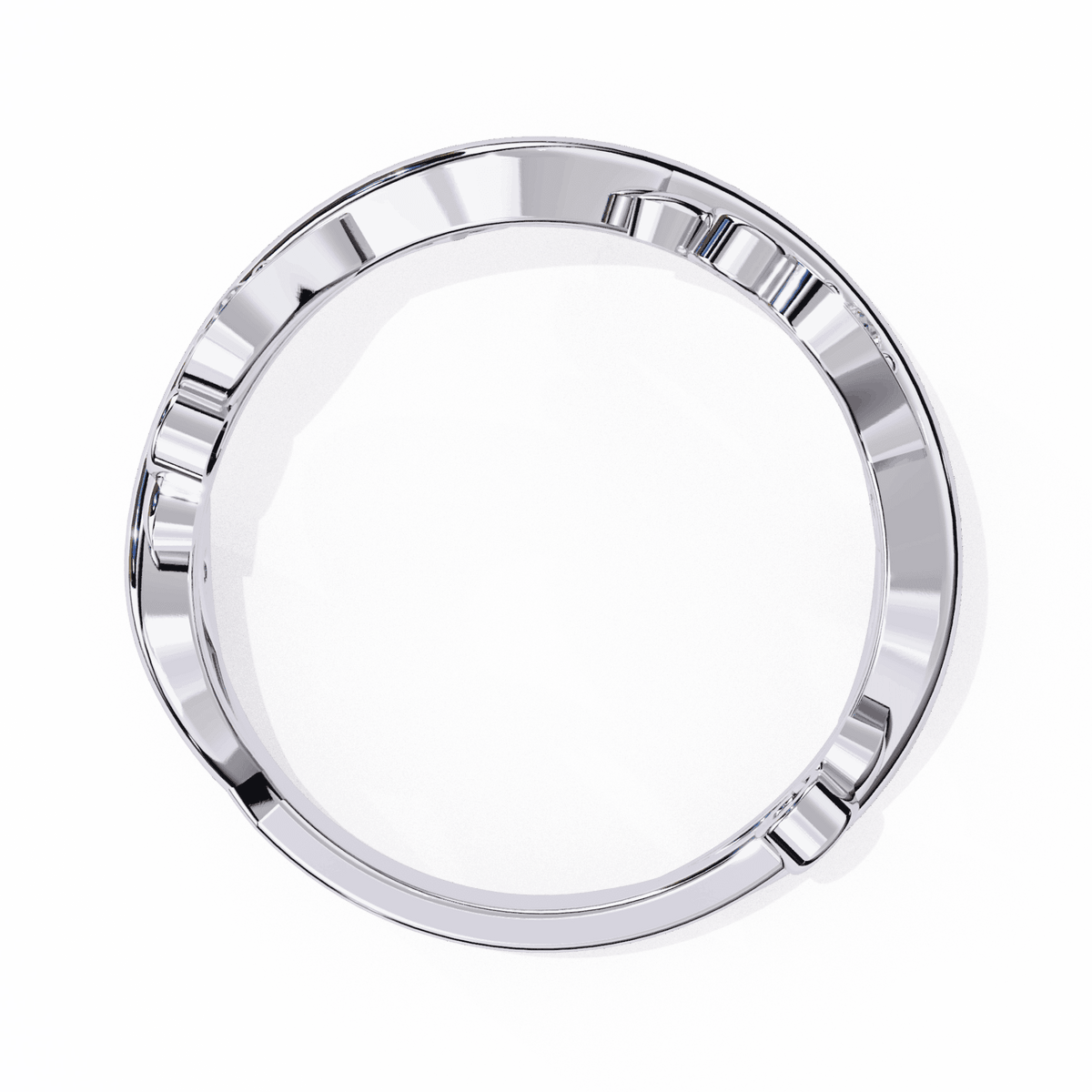 0.1 Carat Round Royale Band in Moissanite | House of Estara