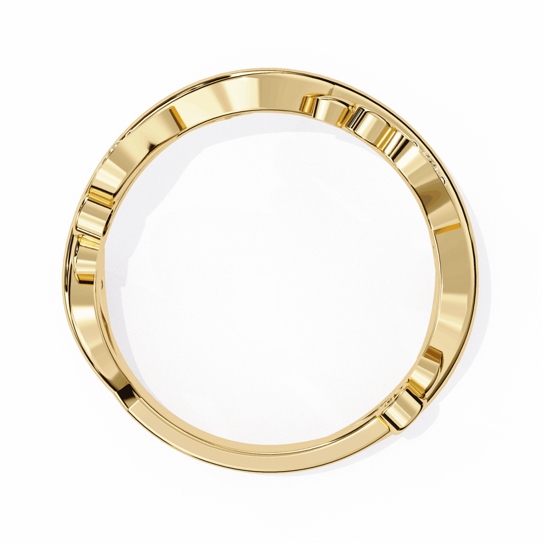 0.1 Carat Round Royale Band in Moissanite | House of Estara