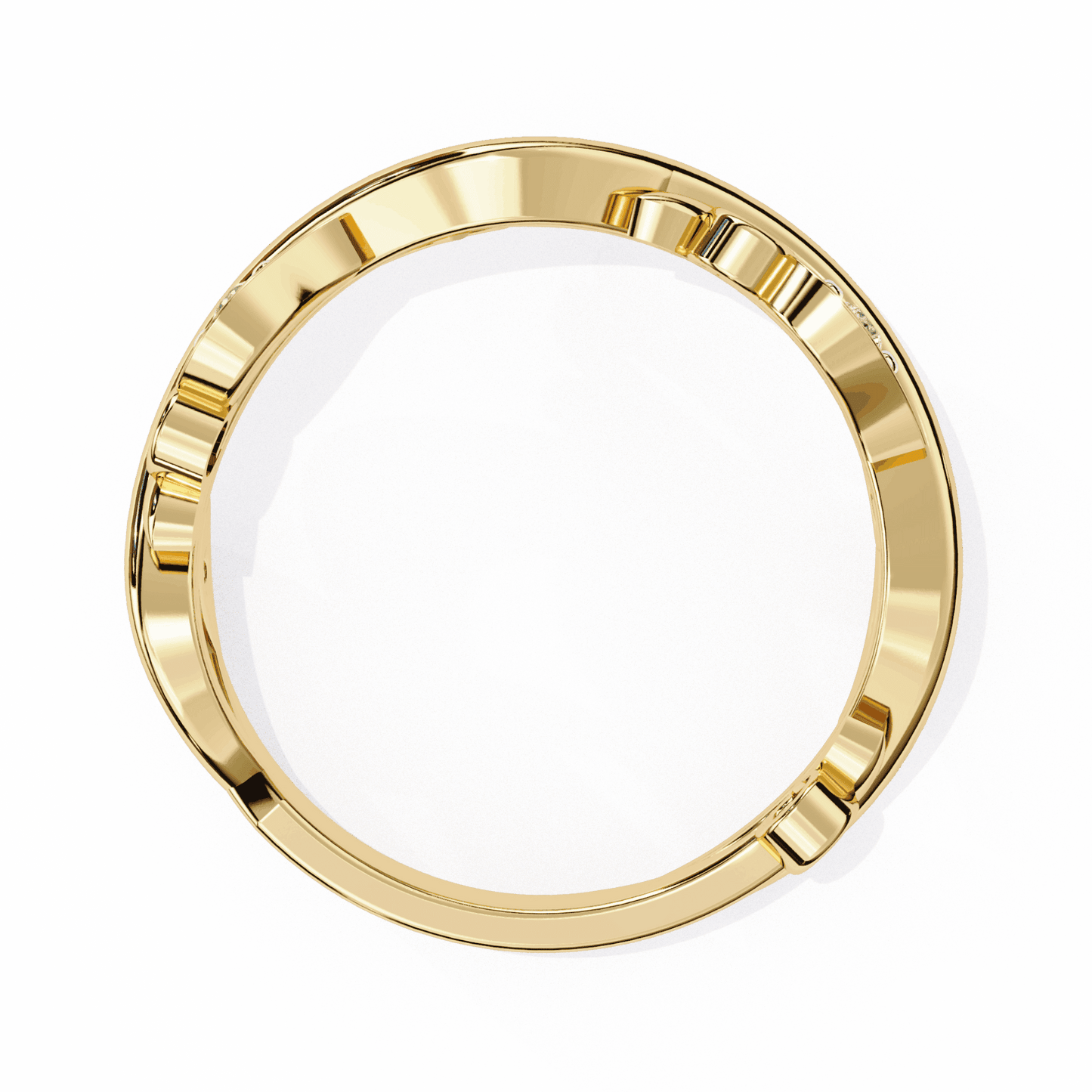 0.1 Carat Round Royale Band in Moissanite | House of Estara
