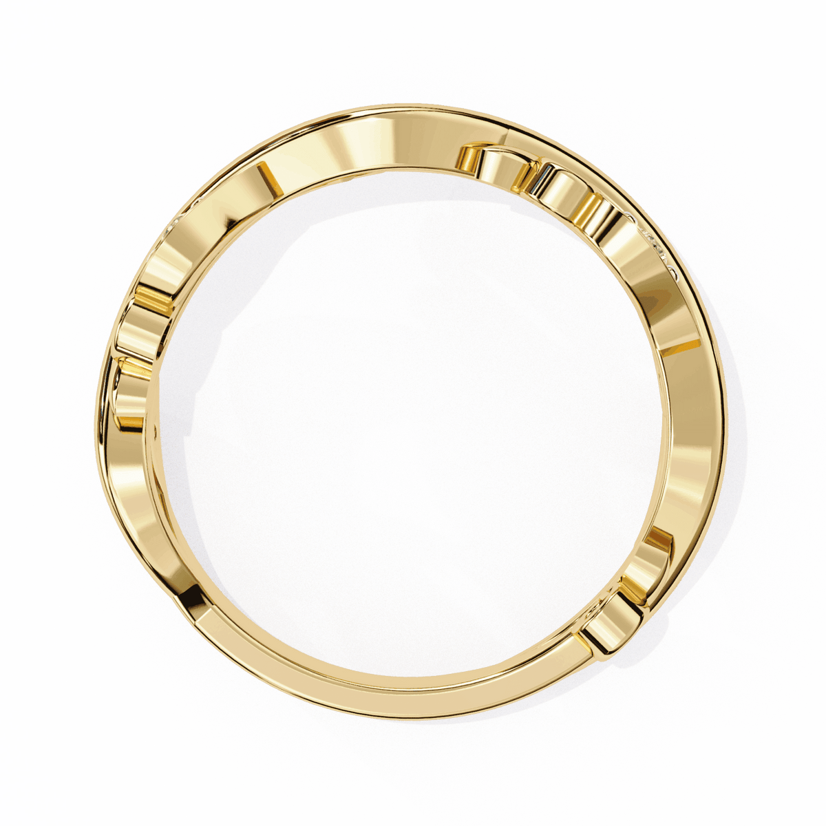 0.1 Carat Round Royale Band in Moissanite | House of Estara
