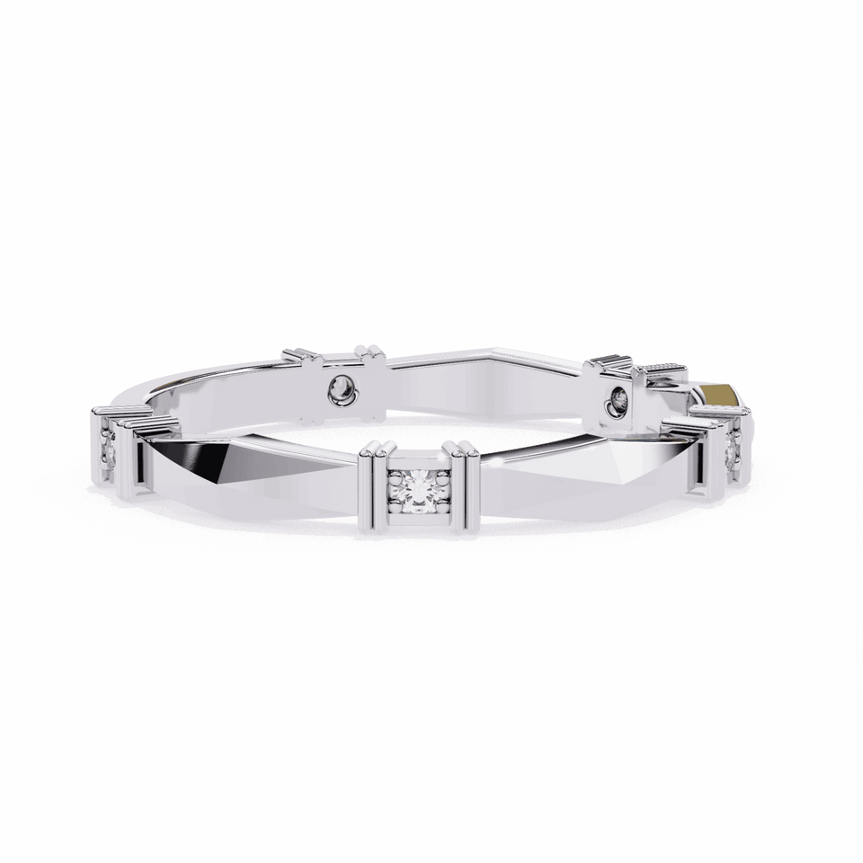 2.6 mm Round Cut Knife-Edge Station Band