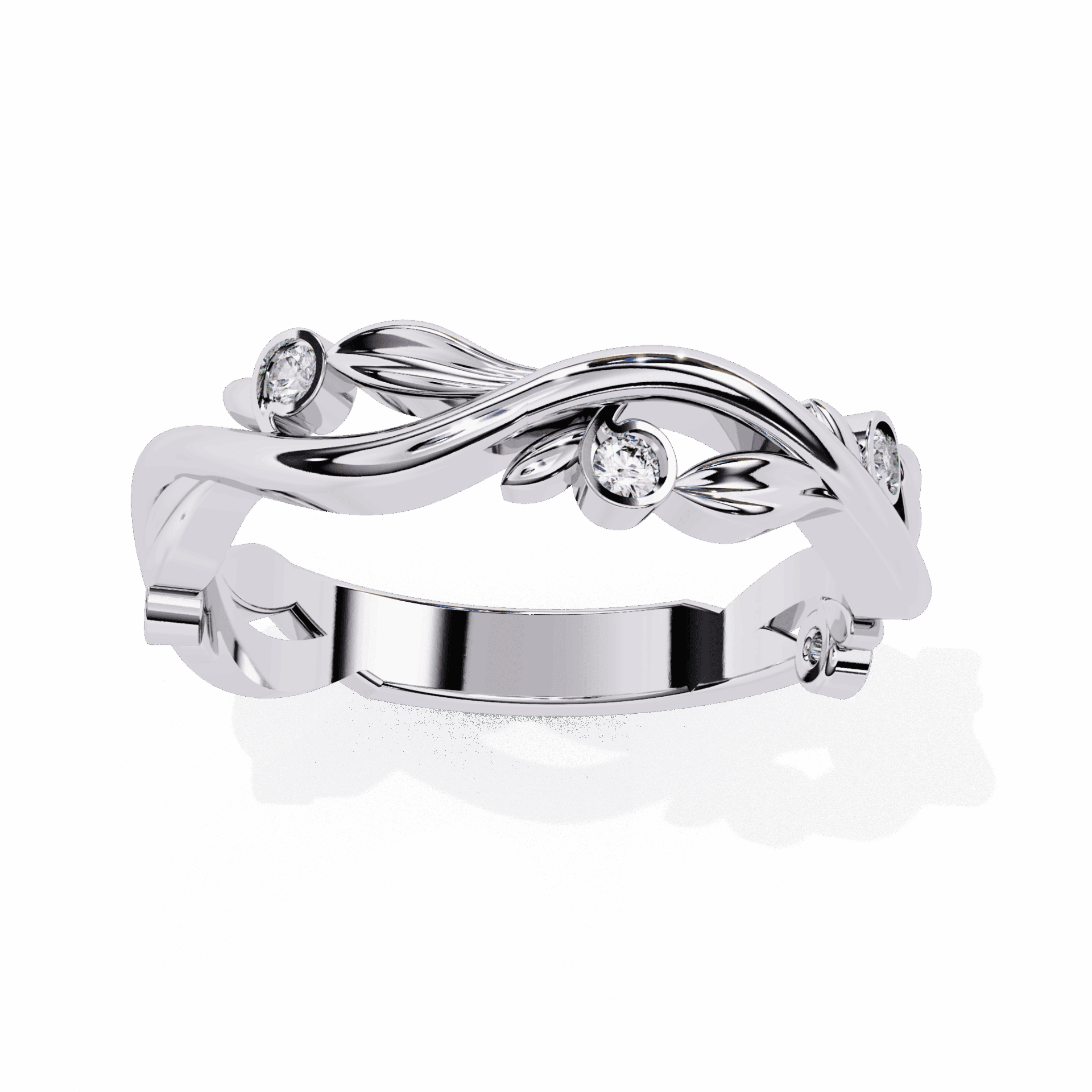 0.1 Carat Round Royale Ring in Moissanite | House of Estara