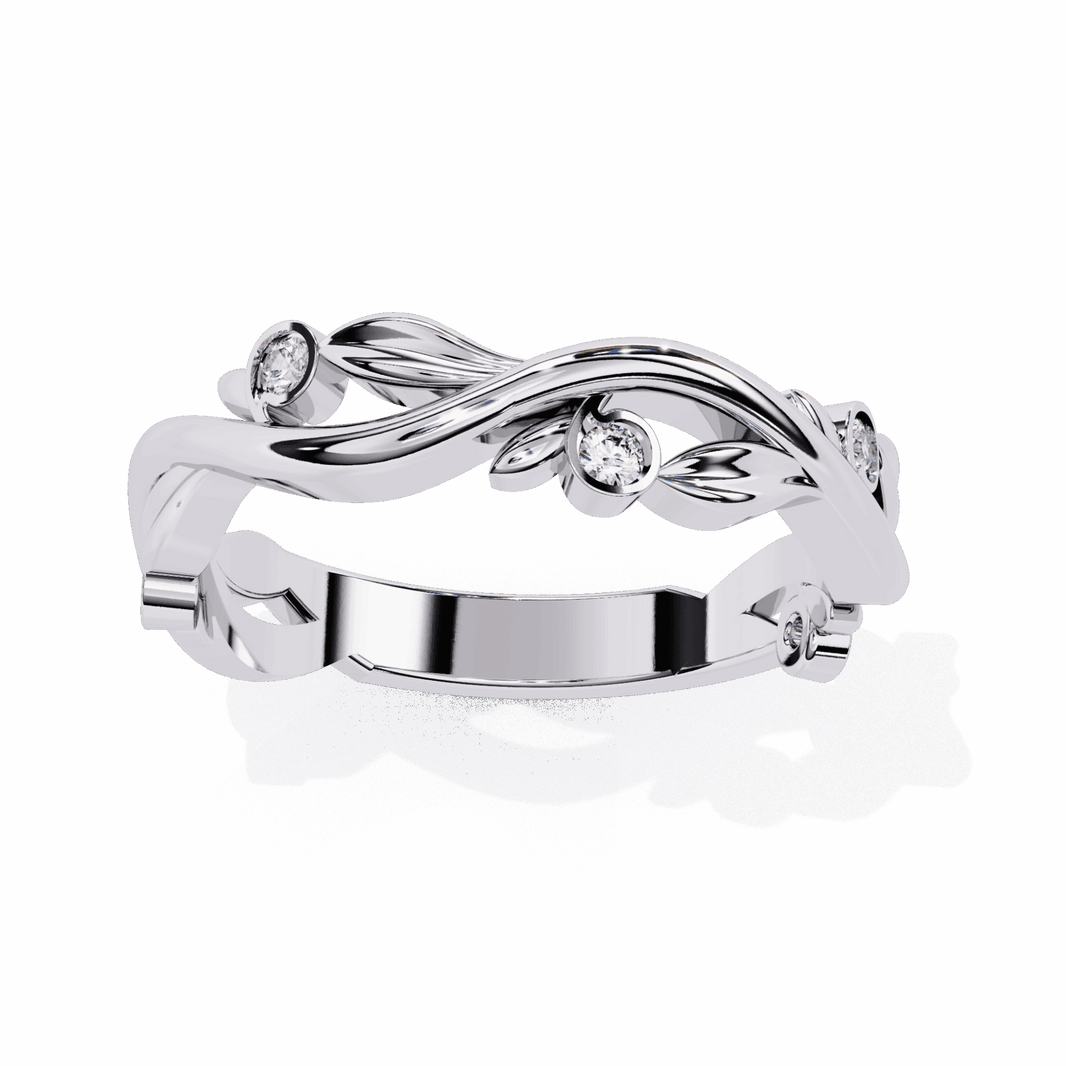 0.1 Carat Round Royale Ring in Moissanite | House of Estara