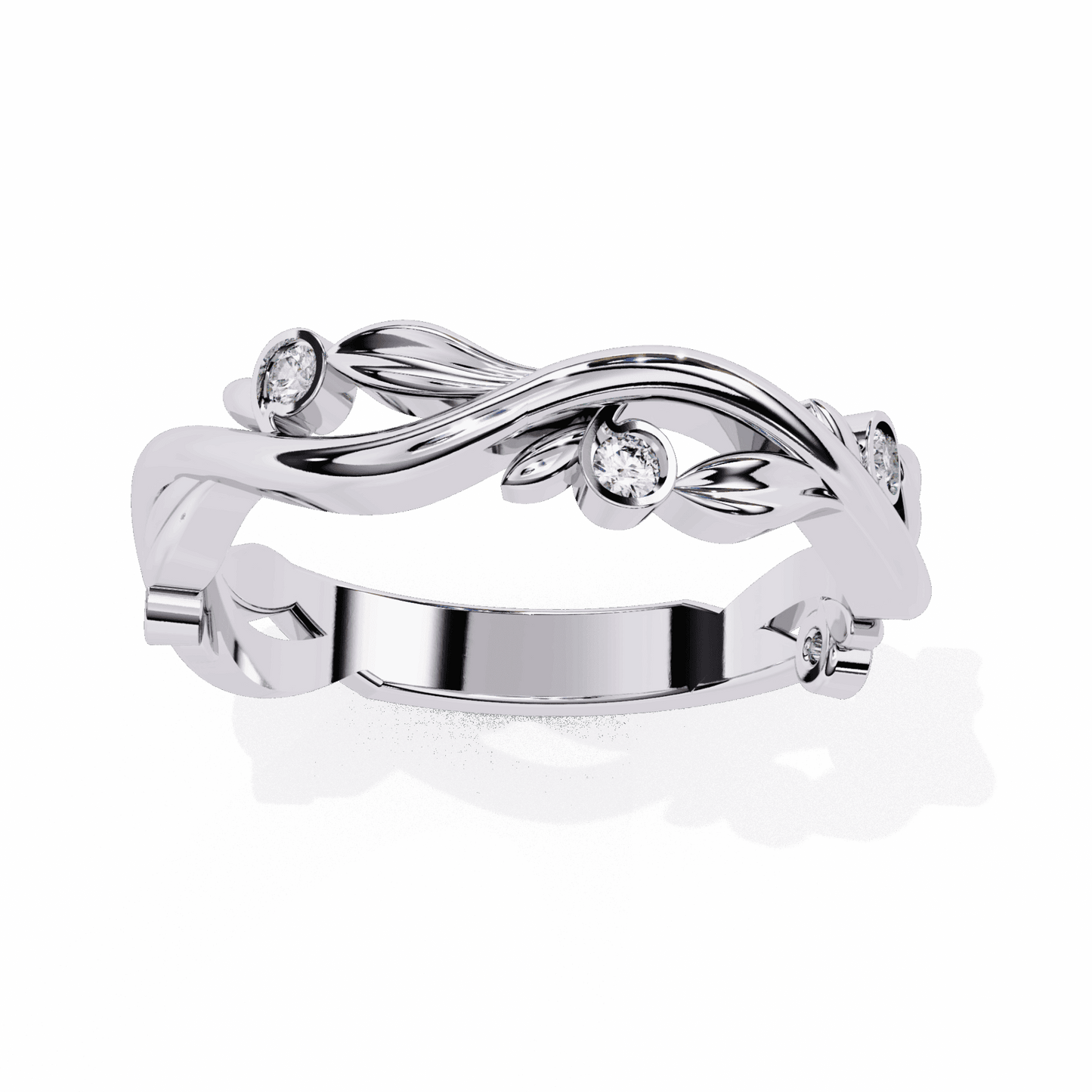 0.1 Carat Round Royale Ring in Moissanite | House of Estara