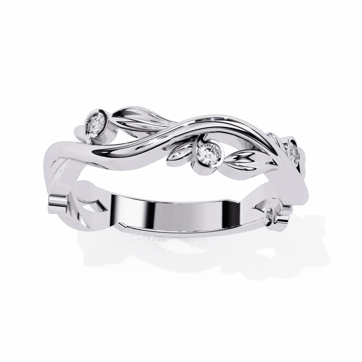 0.1 Carat Round Royale Ring in Moissanite | House of Estara