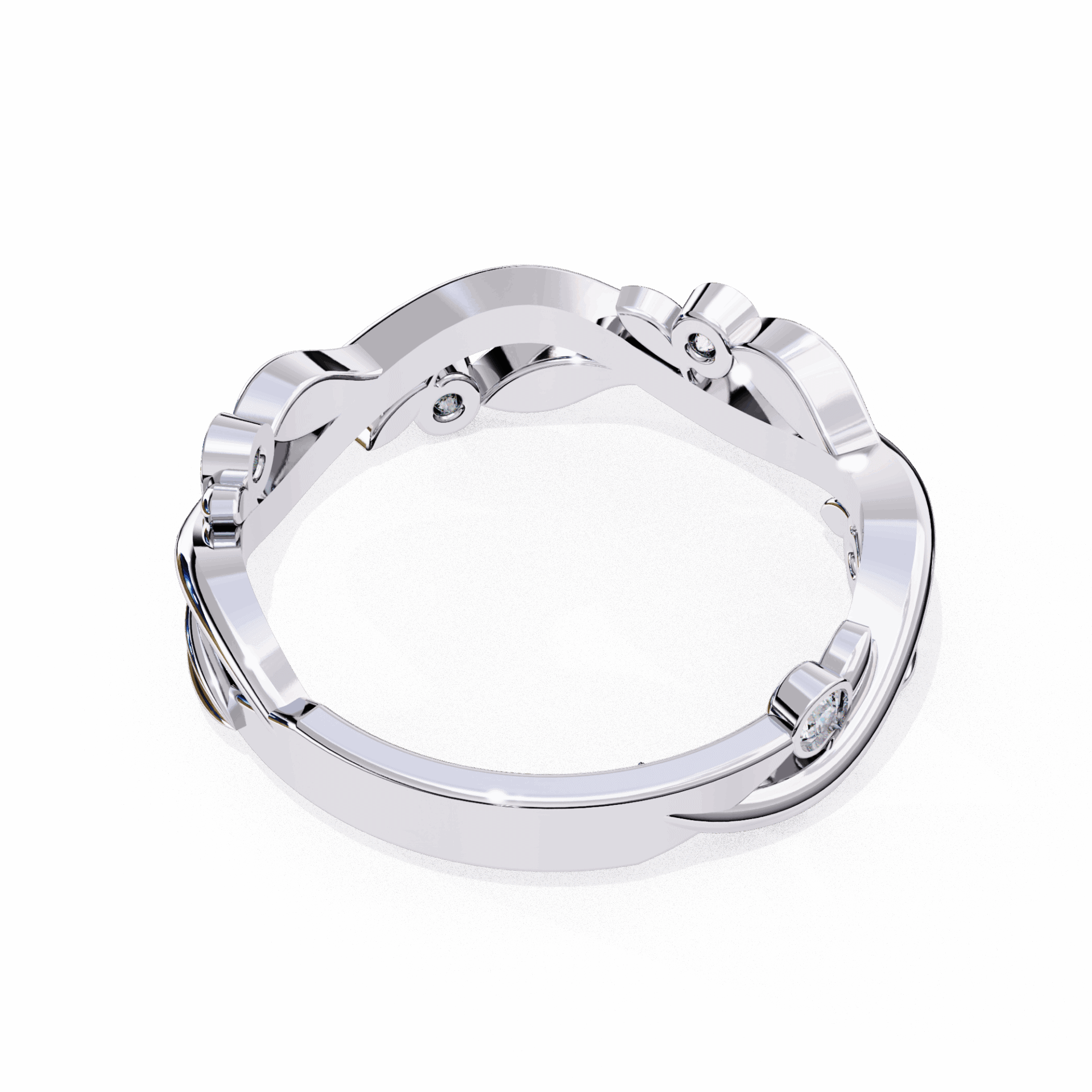 0.1 Carat Round Royale Ring in Moissanite | House of Estara