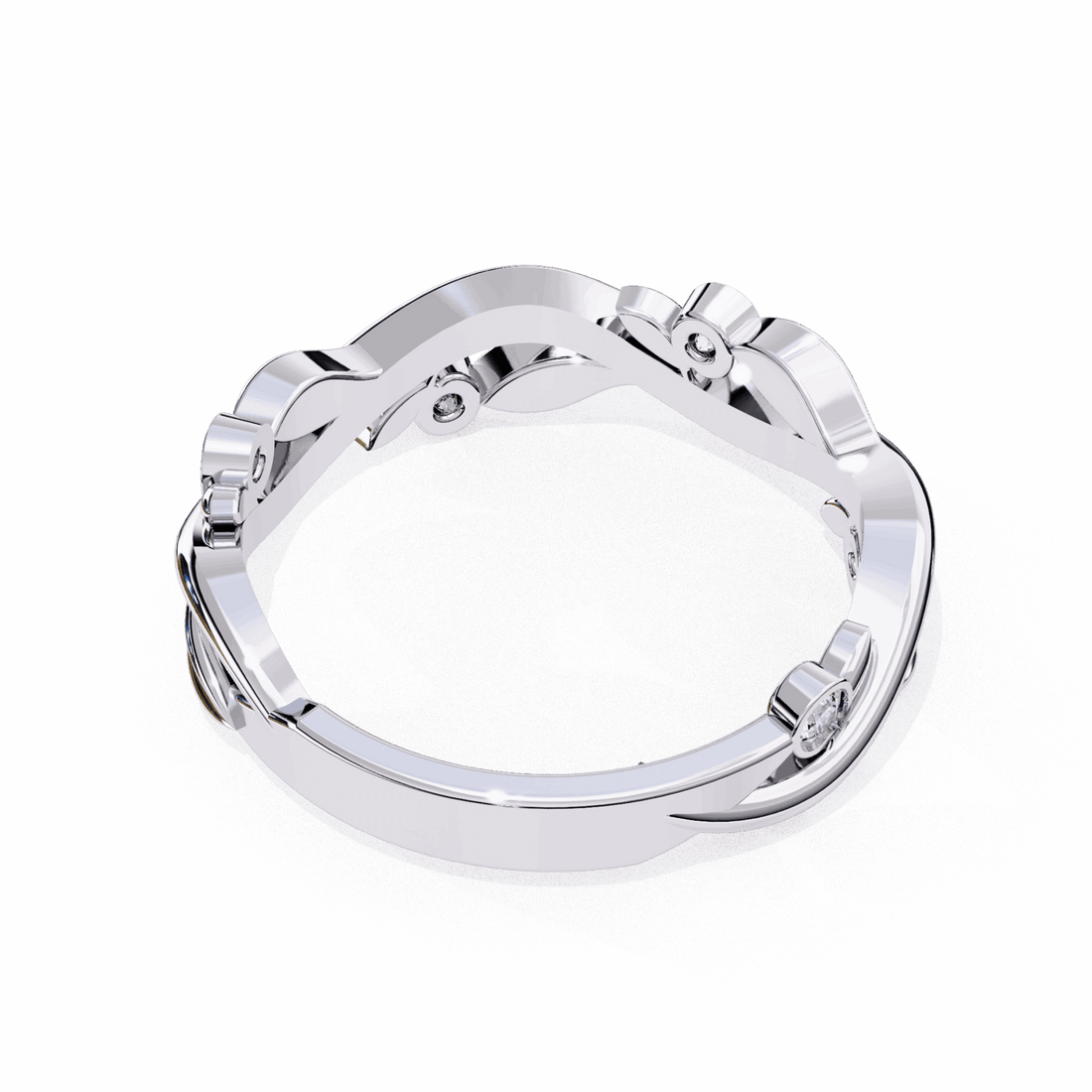 0.1 Carat Round Royale Ring in Moissanite | House of Estara