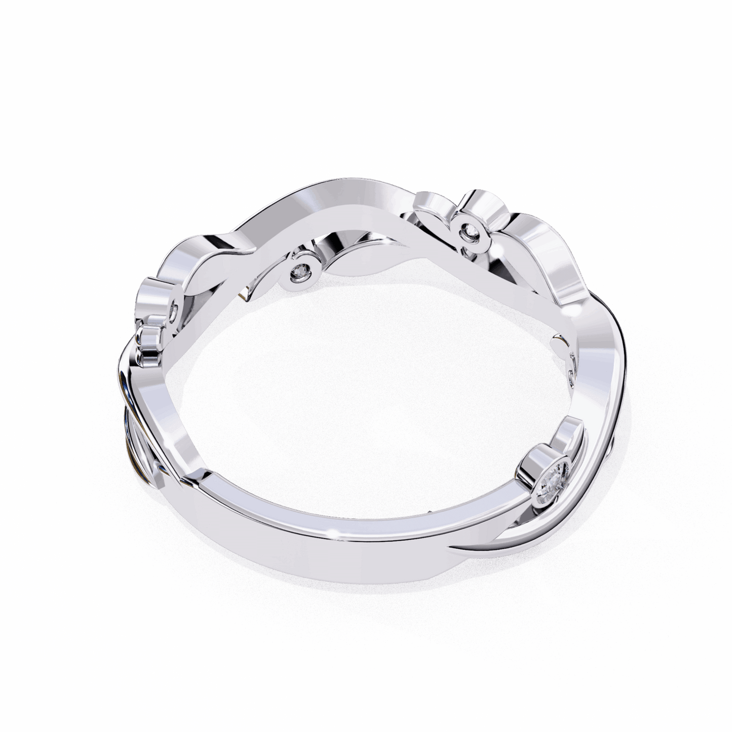 0.1 Carat Round Royale Ring in Moissanite | House of Estara