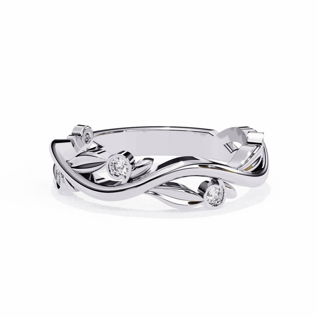 0.1 Carat Round Royale Ring in Moissanite | House of Estara