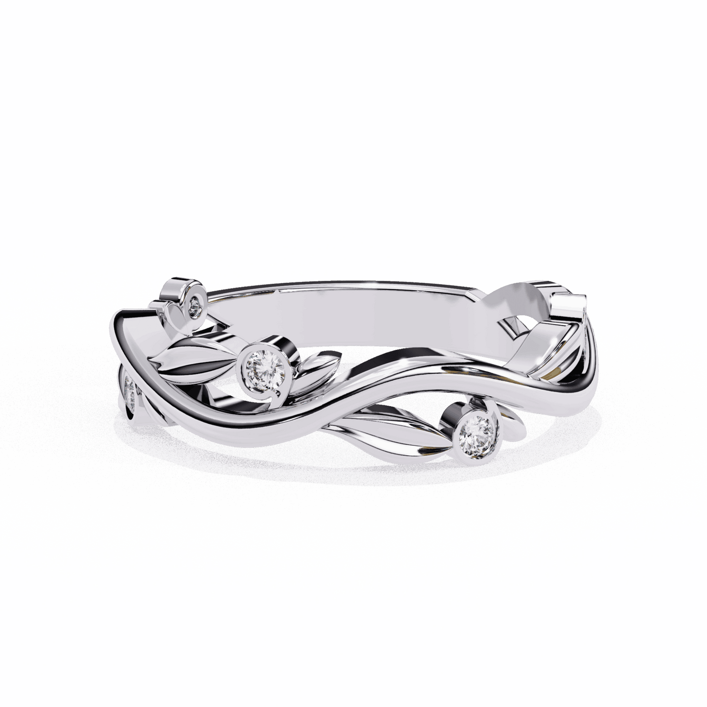 0.1 Carat Round Royale Ring in Moissanite | House of Estara