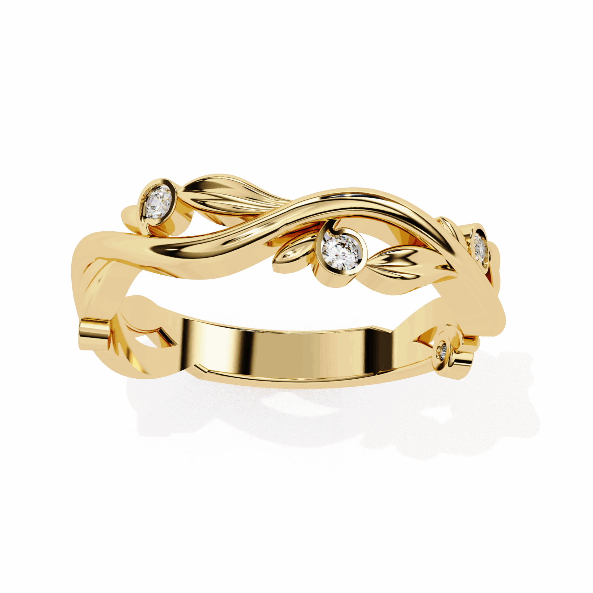 0.1 Carat Round Royale Ring in Moissanite | House of Estara