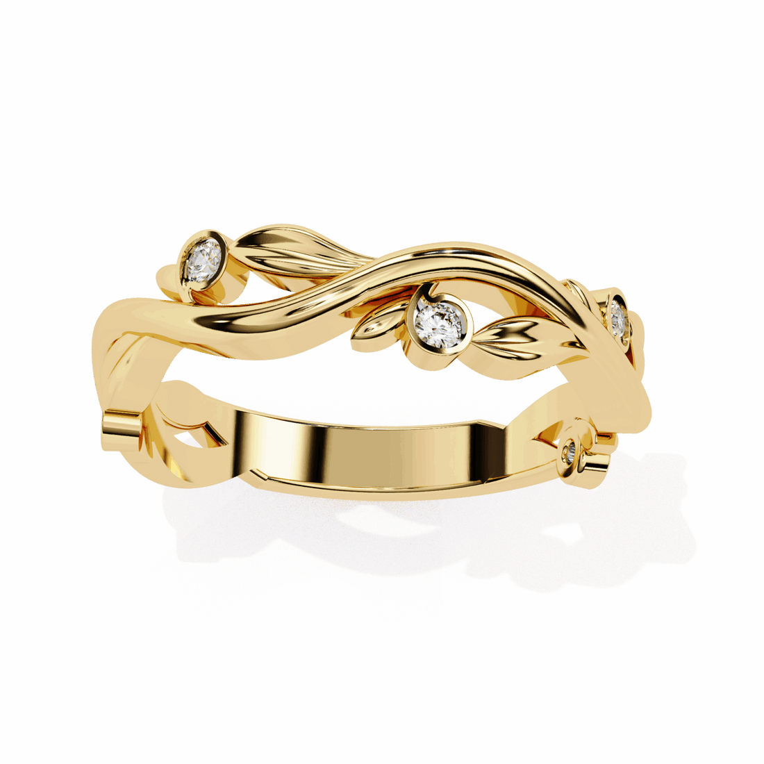 0.1 Carat Round Royale Ring in Moissanite | House of Estara