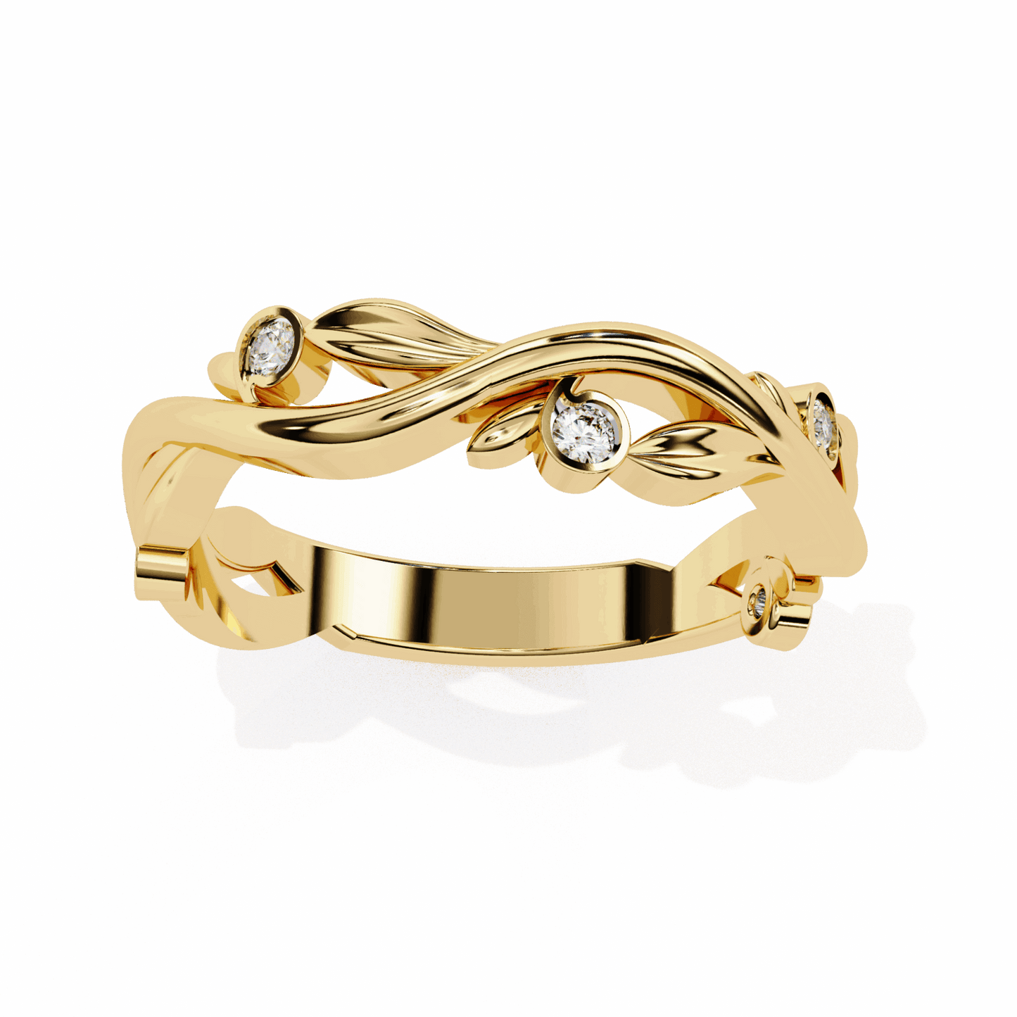 0.1 Carat Round Royale Ring in Moissanite | House of Estara