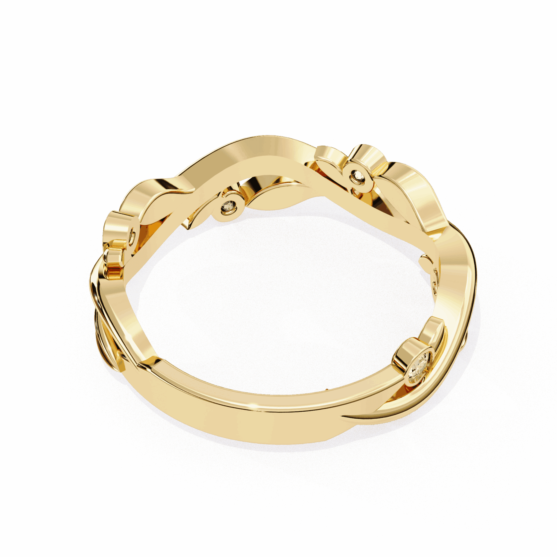 0.1 Carat Round Royale Ring in Moissanite | House of Estara
