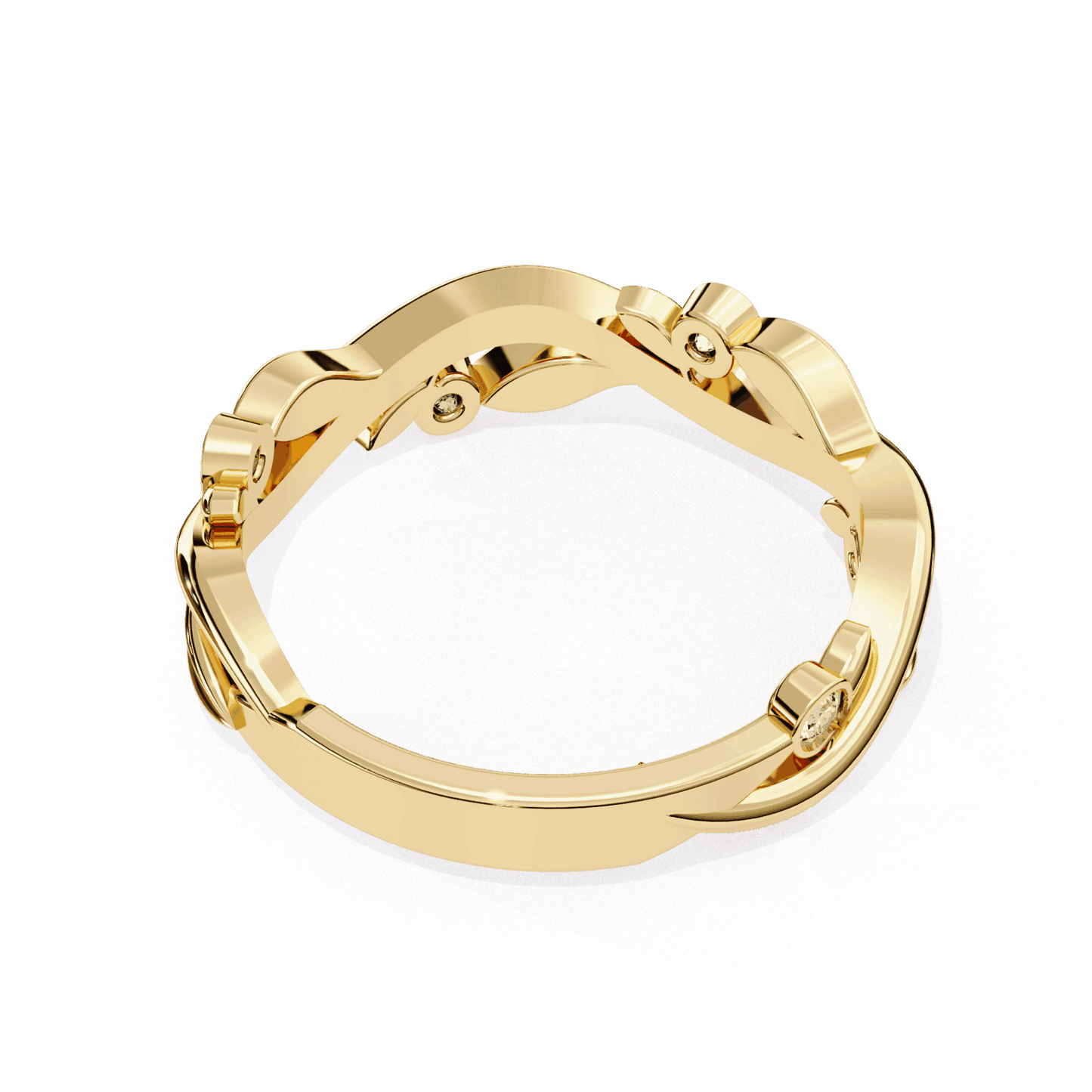 0.1 Carat Round Royale Ring in Moissanite | House of Estara