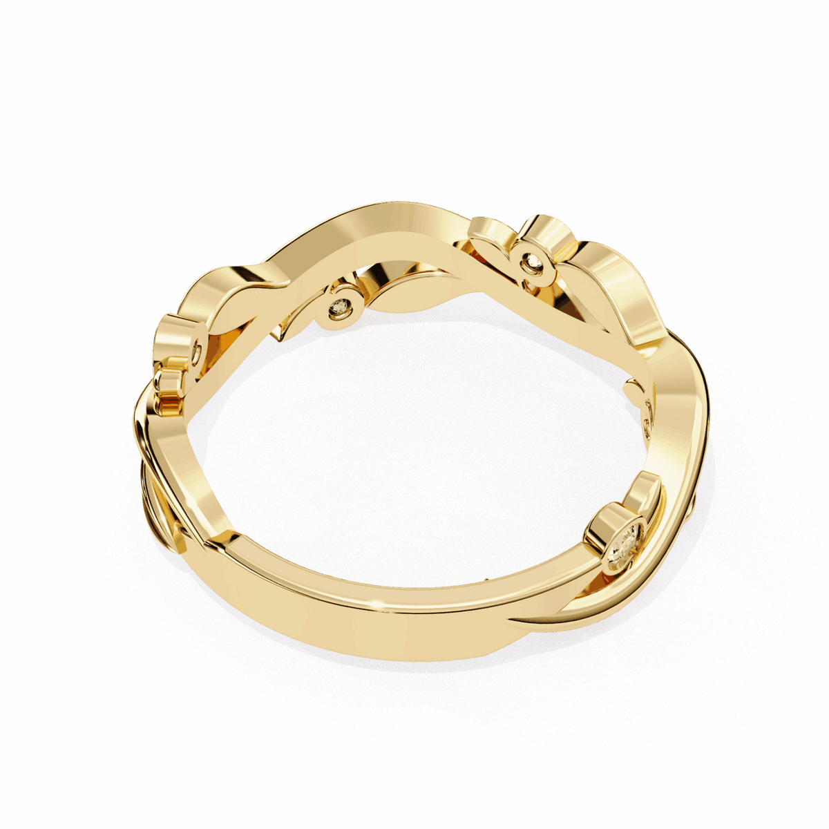 0.1 Carat Round Royale Ring in Moissanite | House of Estara