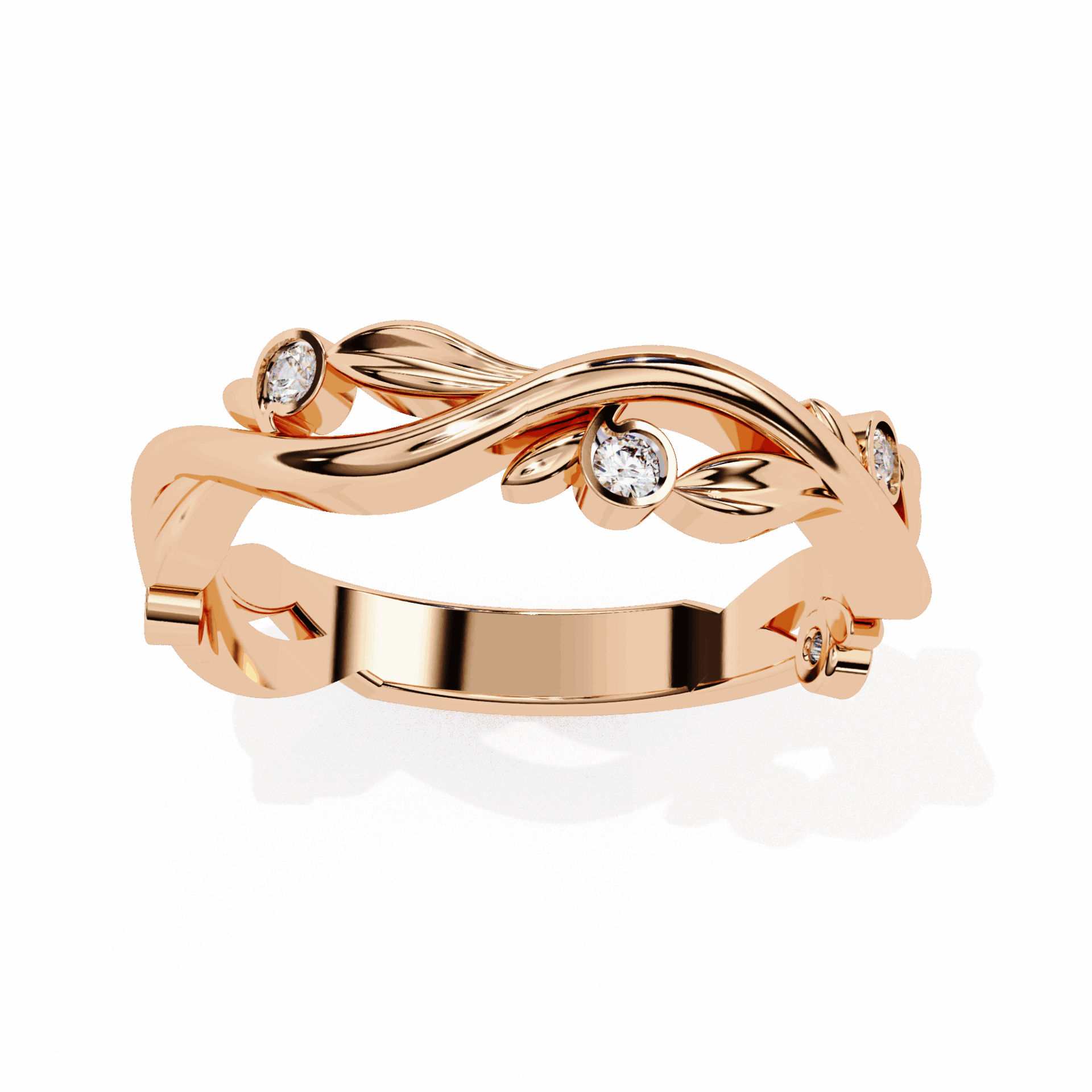 0.1 Carat Round Royale Ring in Moissanite | House of Estara