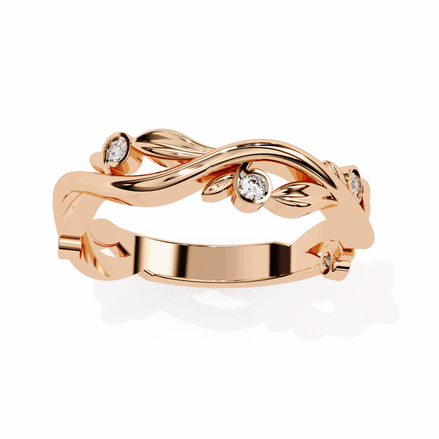 0.1 Carat Round Royale Ring in Moissanite | House of Estara
