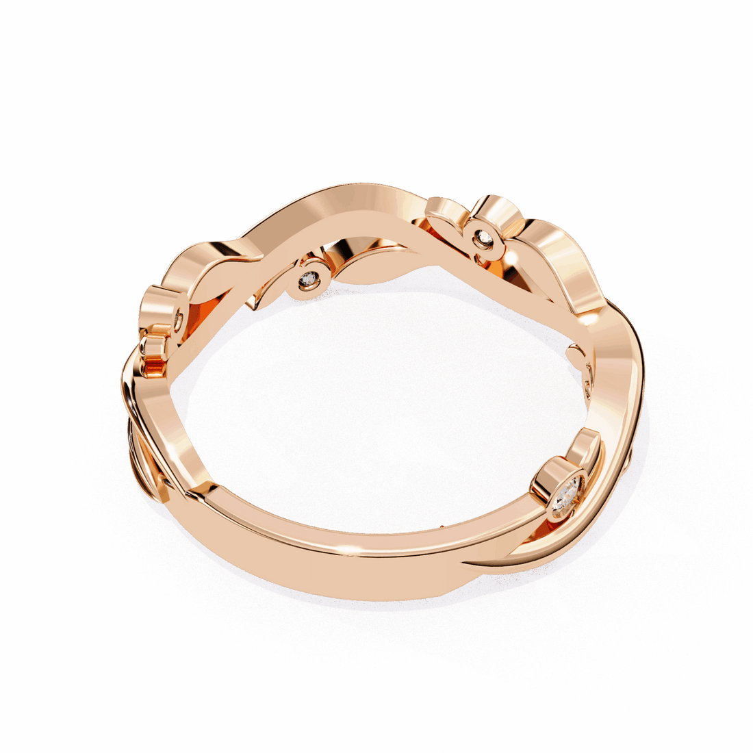 0.1 Carat Round Royale Ring in Moissanite | House of Estara