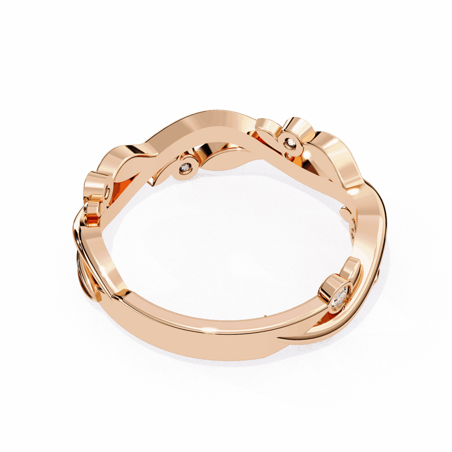 0.1 Carat Round Royale Ring in Moissanite | House of Estara