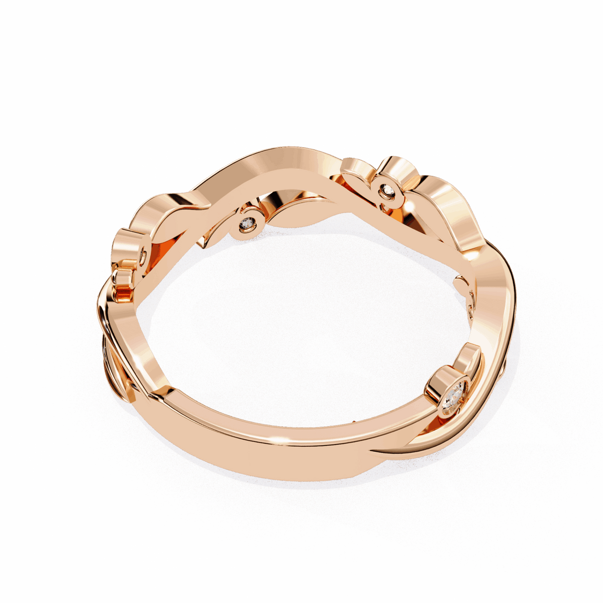 0.1 Carat Round Royale Ring in Moissanite | House of Estara
